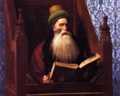 Mufti Reading in His Prayer Stool - 让·莱昂·杰罗姆